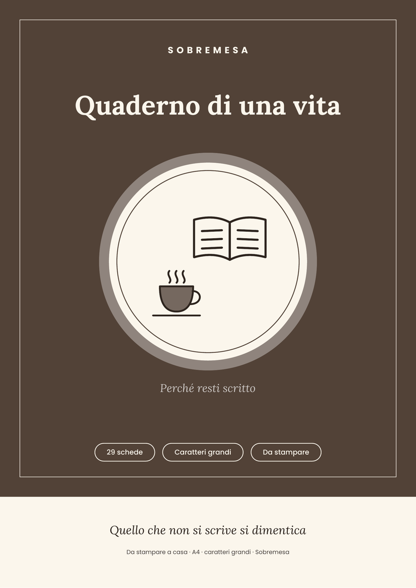 Portada de Quaderno di una vita